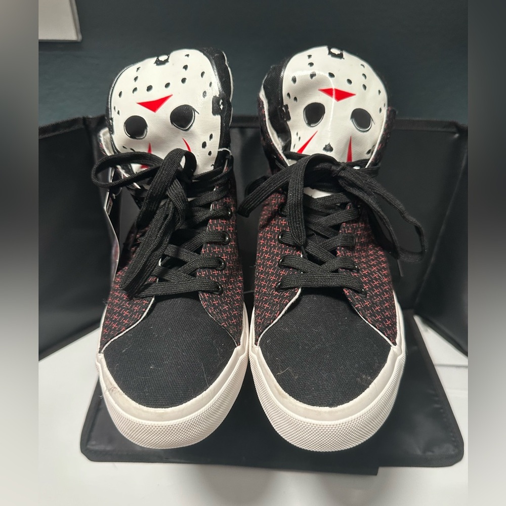 Friday The 13th Jason Mask Hi-Top Sneakers-Brand NEW with Tags! Rare!